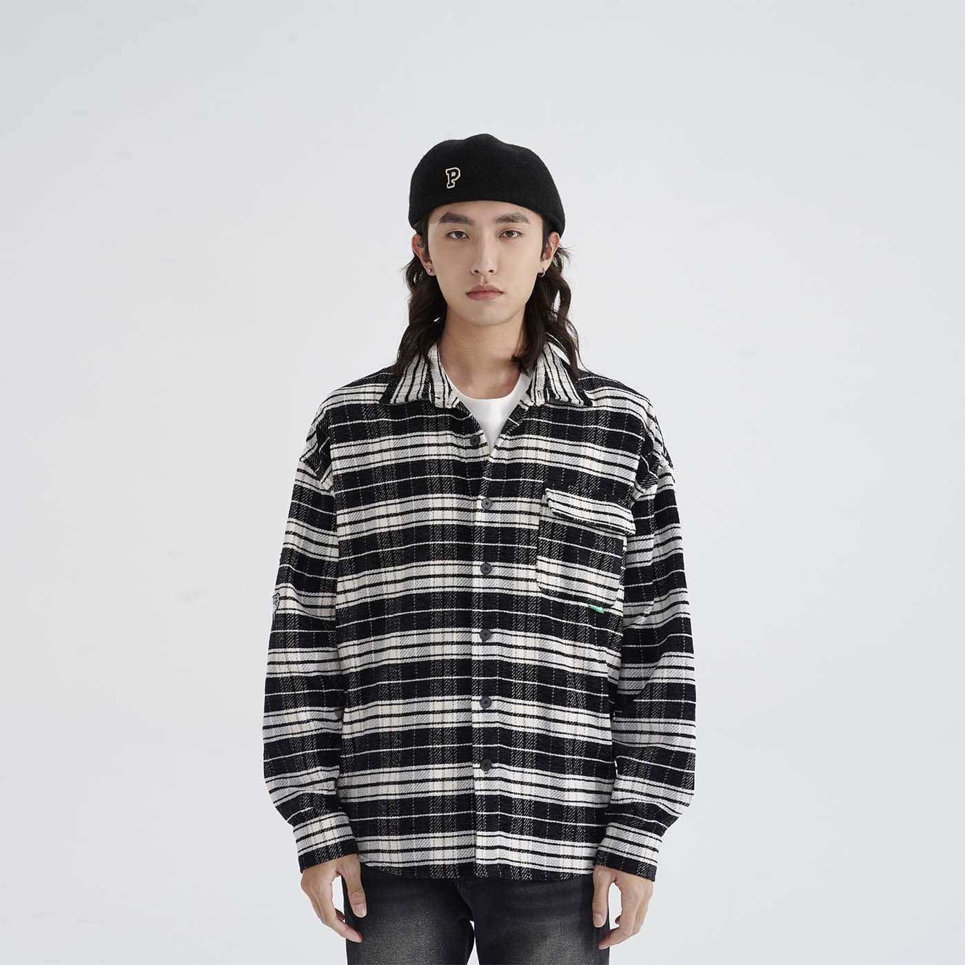 CONKLAB Flannel Plaid Shirt, premium urban and streetwear designers apparel on PROJECTISR.com, CONKLAB