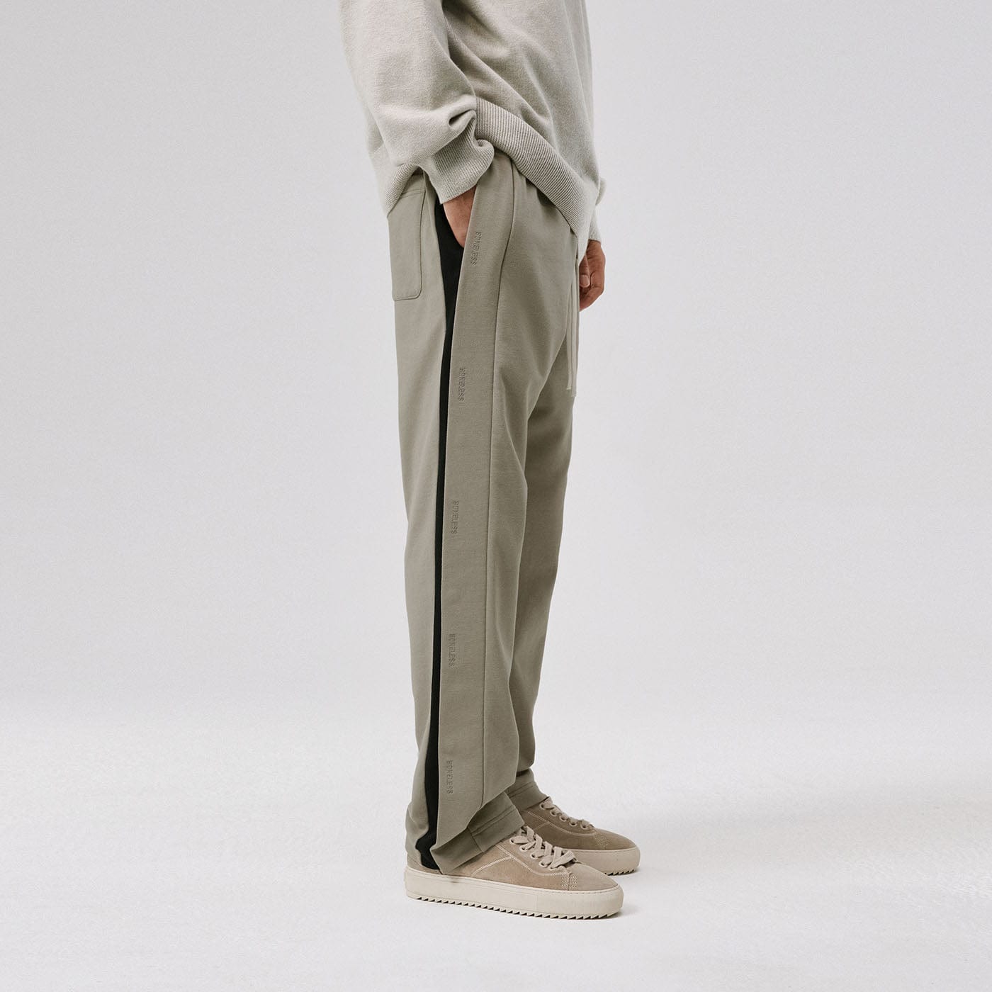 BONELESS Hidden Button Pants, premium urban and streetwear designers apparel on PROJECTISR.com, BONELESS