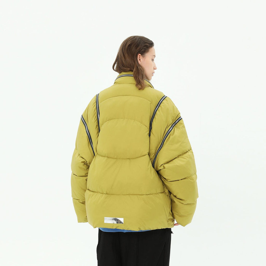 MIICHOUS Detachable Sleeves Puffer Jacket, premium urban and streetwear designers apparel on PROJECTISR.com, Miichous