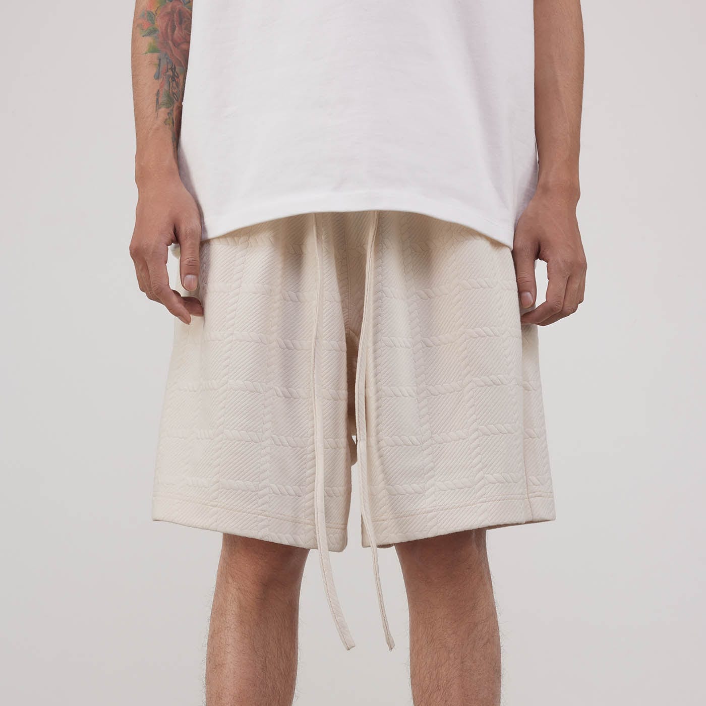 BONELESS Rope Shorts, premium urban and streetwear designers apparel on PROJECTISR.com, BONELESS