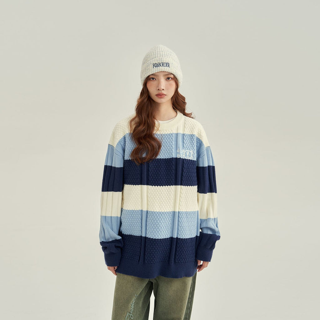 F426 Striped Crewneck Sweater, premium urban and streetwear designers apparel on PROJECTISR.com, F426