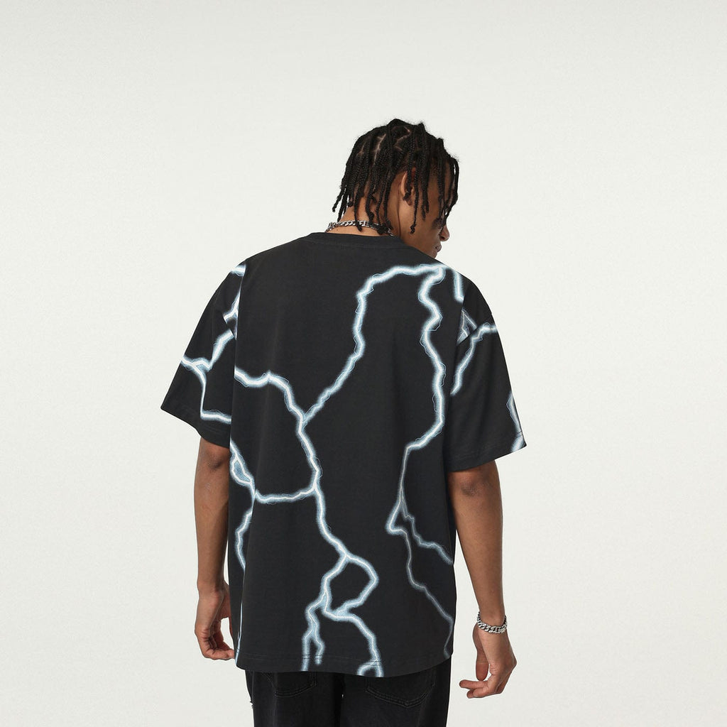 BONELESS Lightning Full Print T-Shirt, premium urban and streetwear designers apparel on PROJECTISR.com, BONELESS