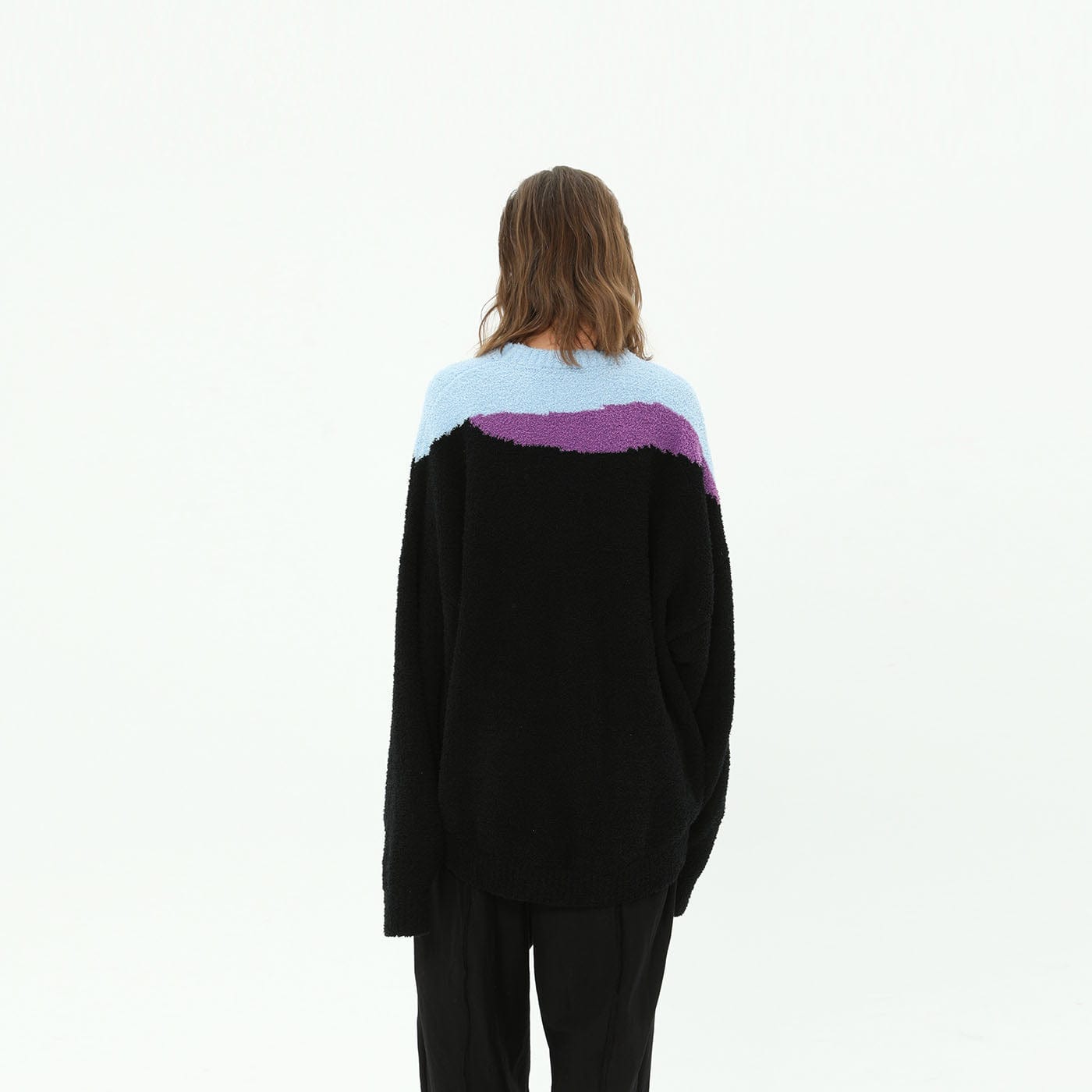 MIICHOUS Gradient Oversized Sweater, premium urban and streetwear designers apparel on PROJECTISR.com, Miichous