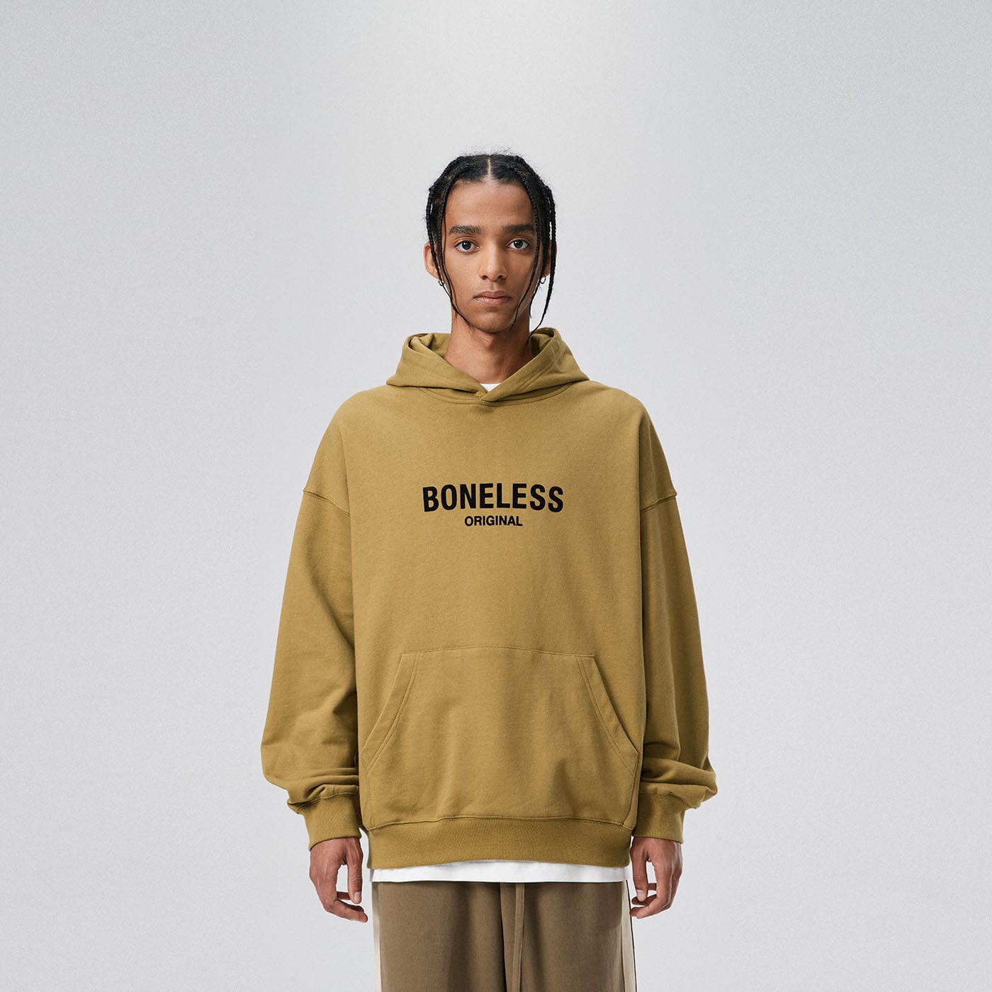 BONELESS Original Series LOGO Hoodie, premium urban and streetwear designers apparel on PROJECTISR.com, BONELESS