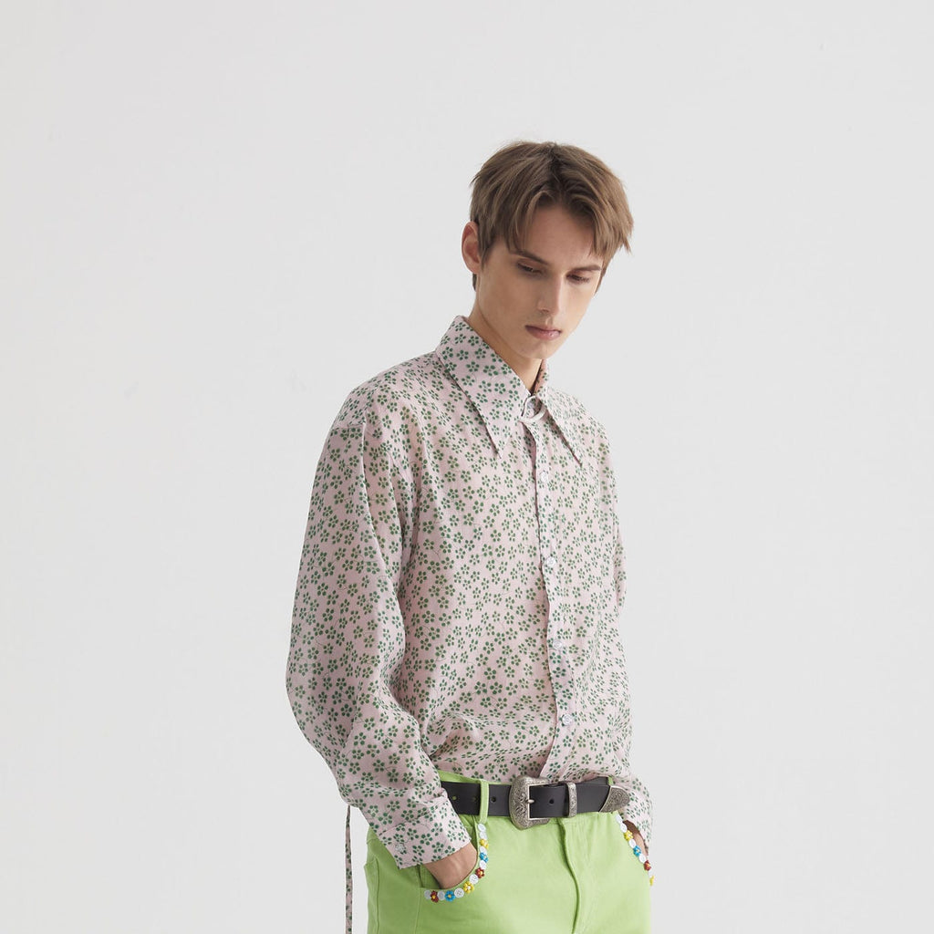 LEONSENSE Lyocell Floral Shirt, premium urban and streetwear designers apparel on PROJECTISR.com, LEONSENSE
