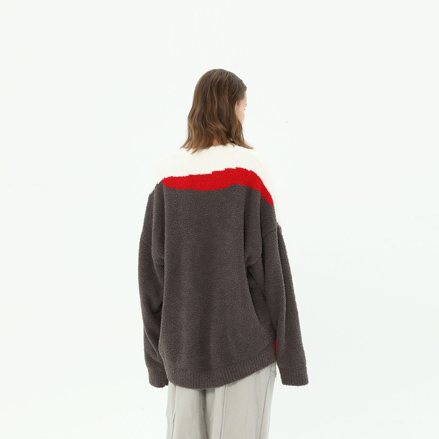 MIICHOUS Gradient Oversized Sweater, premium urban and streetwear designers apparel on PROJECTISR.com, Miichous