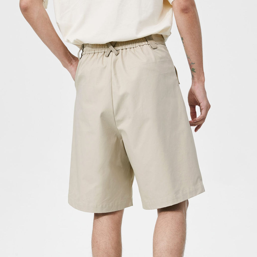 CONKLAB Button Crease Spliced Shorts, premium urban and streetwear designers apparel on PROJECTISR.com, Conklab