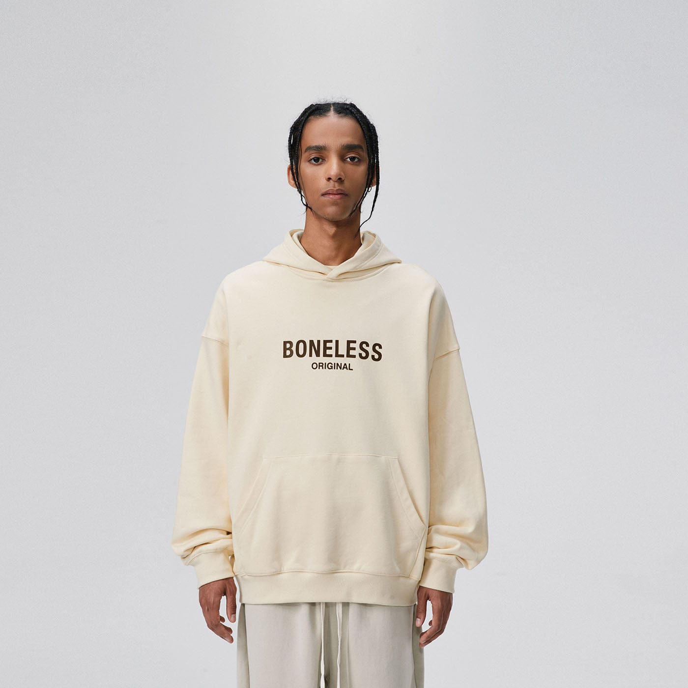 BONELESS Original Series LOGO Hoodie, premium urban and streetwear designers apparel on PROJECTISR.com, BONELESS