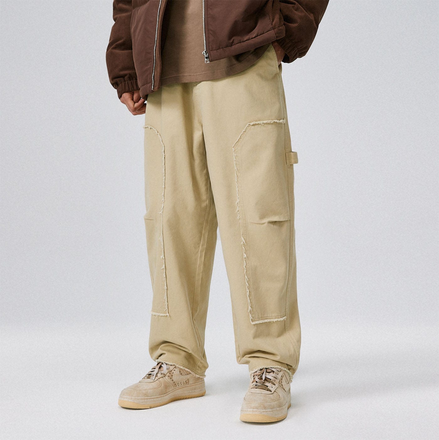 BONELESS Raw Edge Lumber Pants, premium urban and streetwear designers apparel on PROJECTISR.com, BONELESS
