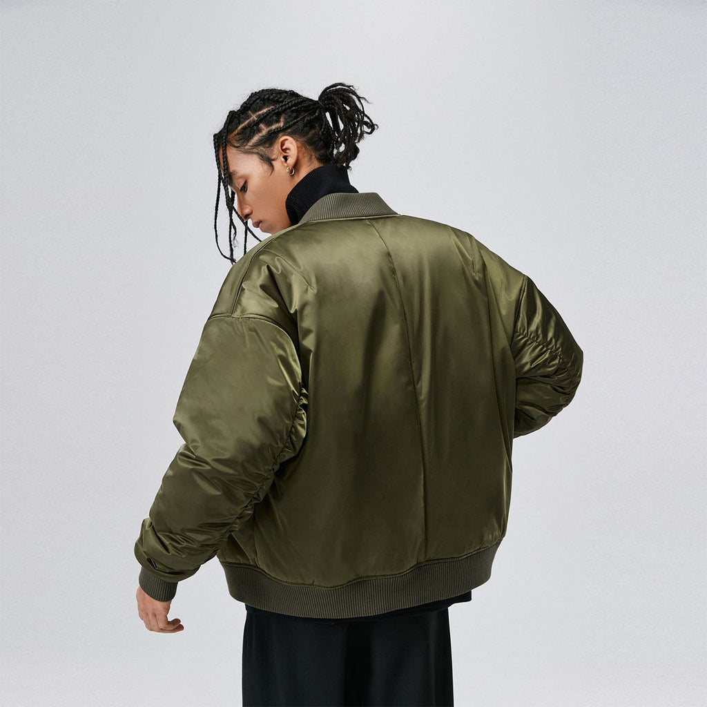 BONELESS Cotton Padded Bomber Jacket, premium urban and streetwear designers apparel on PROJECTISR.com, BONELESS
