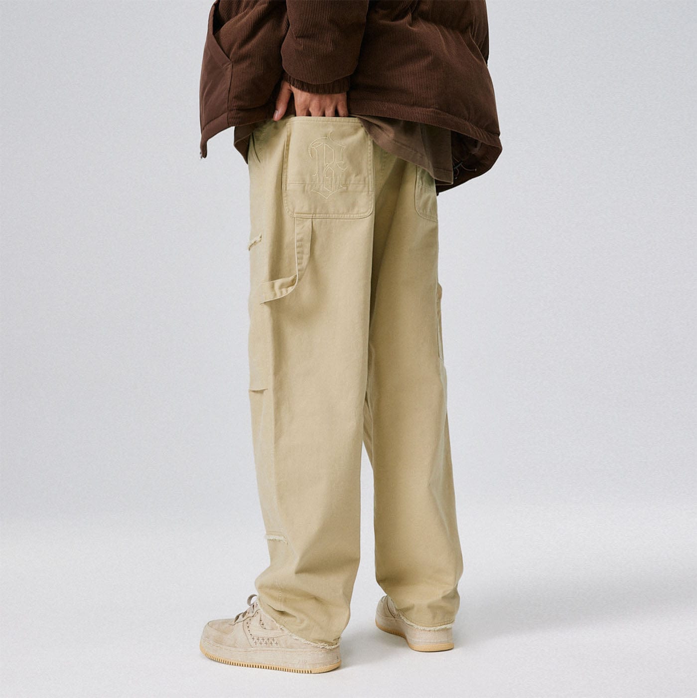 BONELESS Raw Edge Lumber Pants, premium urban and streetwear designers apparel on PROJECTISR.com, BONELESS