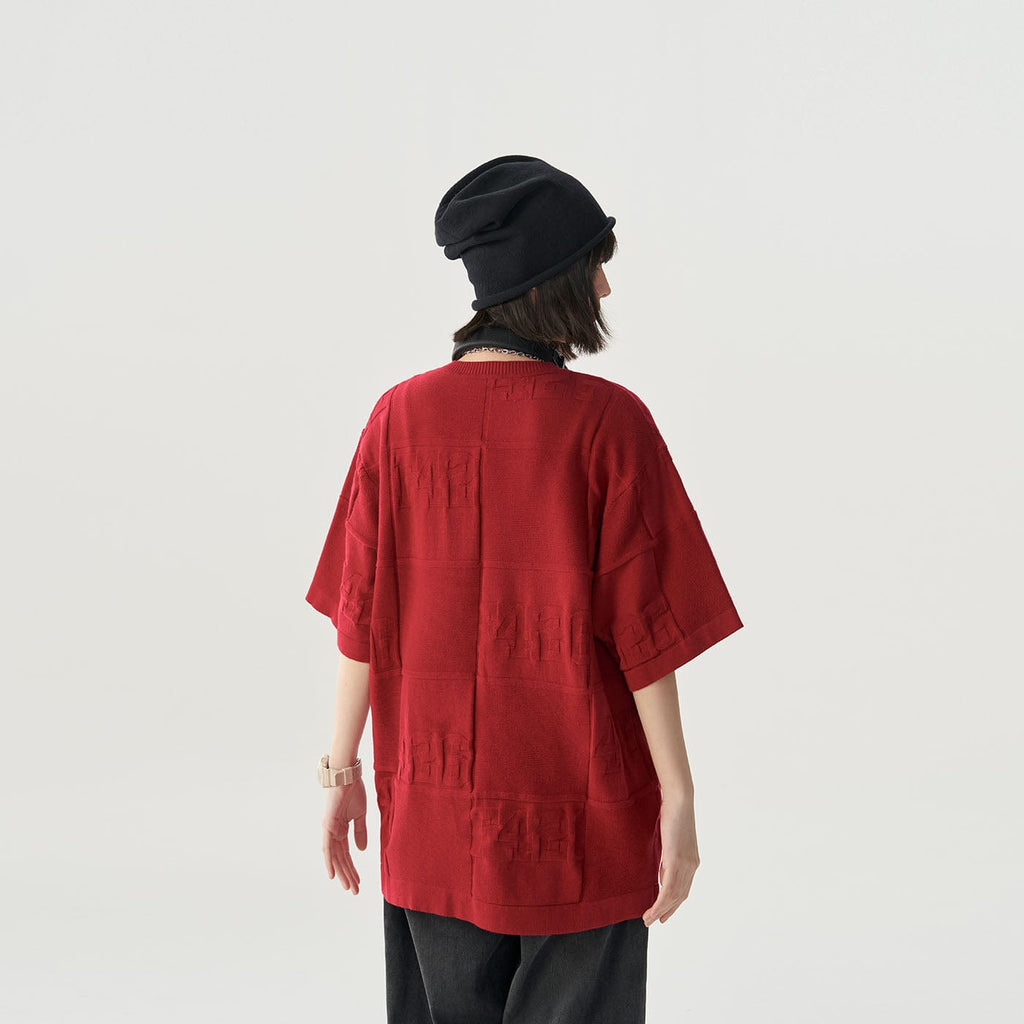 F426 Jacquard Embossed T-Shirt, premium urban and streetwear designers apparel on PROJECTISR.com, F426