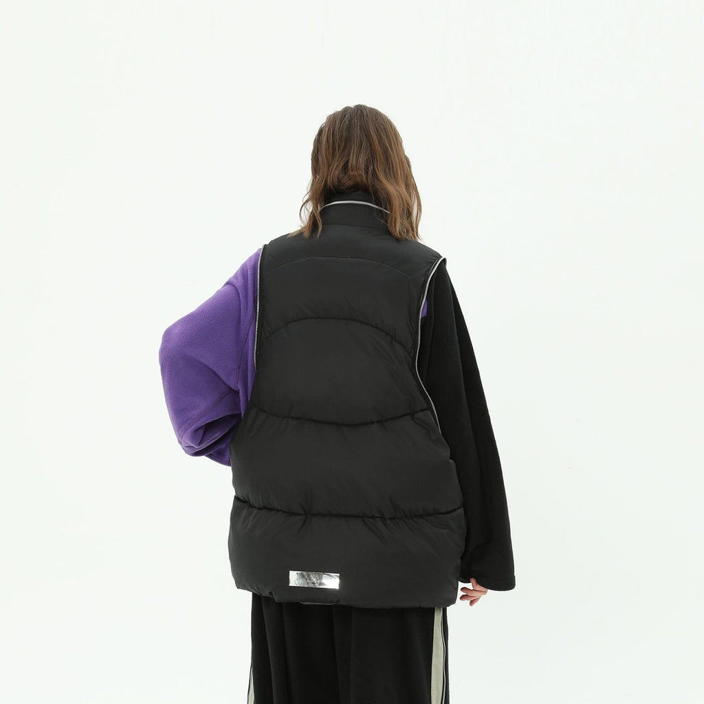 MIICHOUS Detachable Sleeves Puffer Jacket, premium urban and streetwear designers apparel on PROJECTISR.com, Miichous