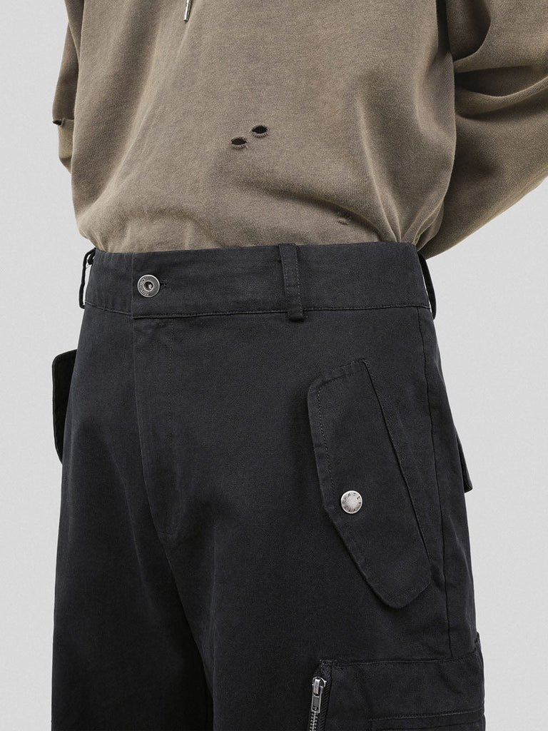 UNDERWATER Zipper Cargo Pants, premium urban and streetwear designers apparel on PROJECTISR.com, UNDERWATER