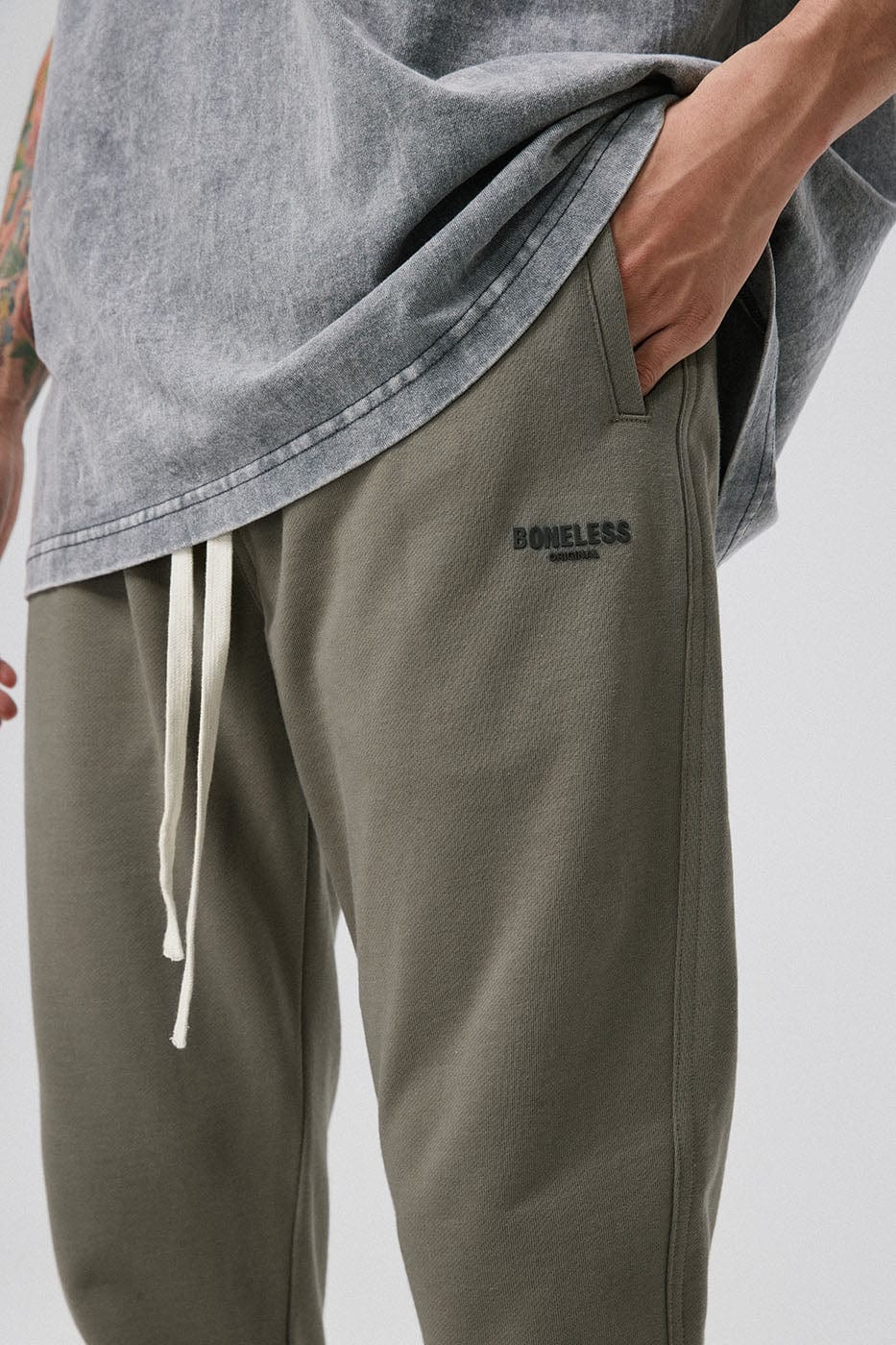 BONELESS Original Series Sweatpants, premium urban and streetwear designers apparel on PROJECTISR.com, BONELESS