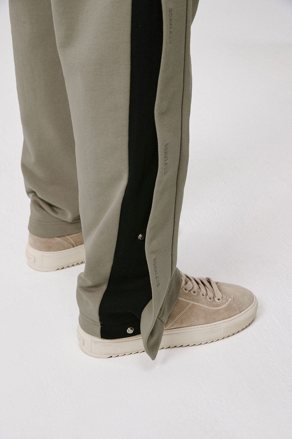 BONELESS Hidden Button Pants, premium urban and streetwear designers apparel on PROJECTISR.com, BONELESS