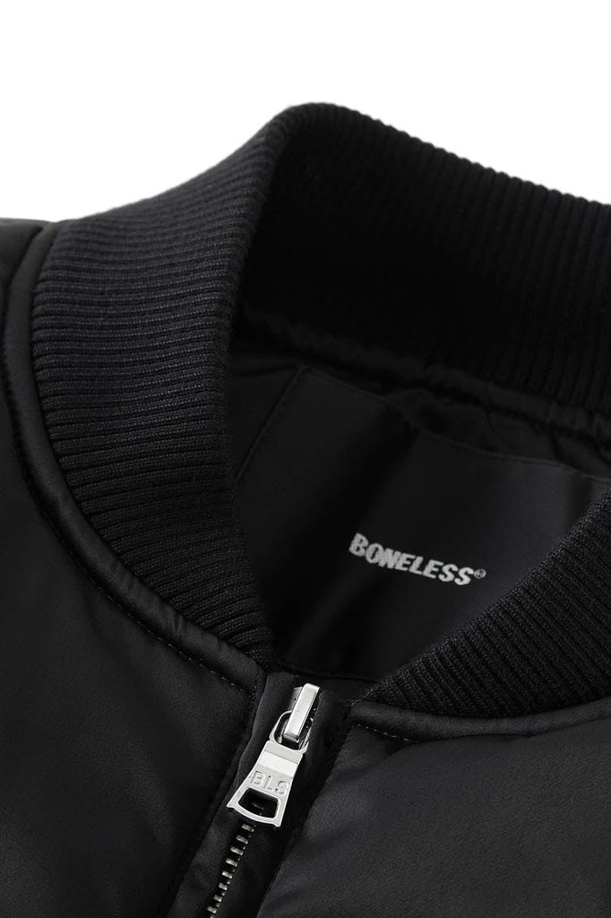 BONELESS Cotton Padded Bomber Jacket, premium urban and streetwear designers apparel on PROJECTISR.com, BONELESS