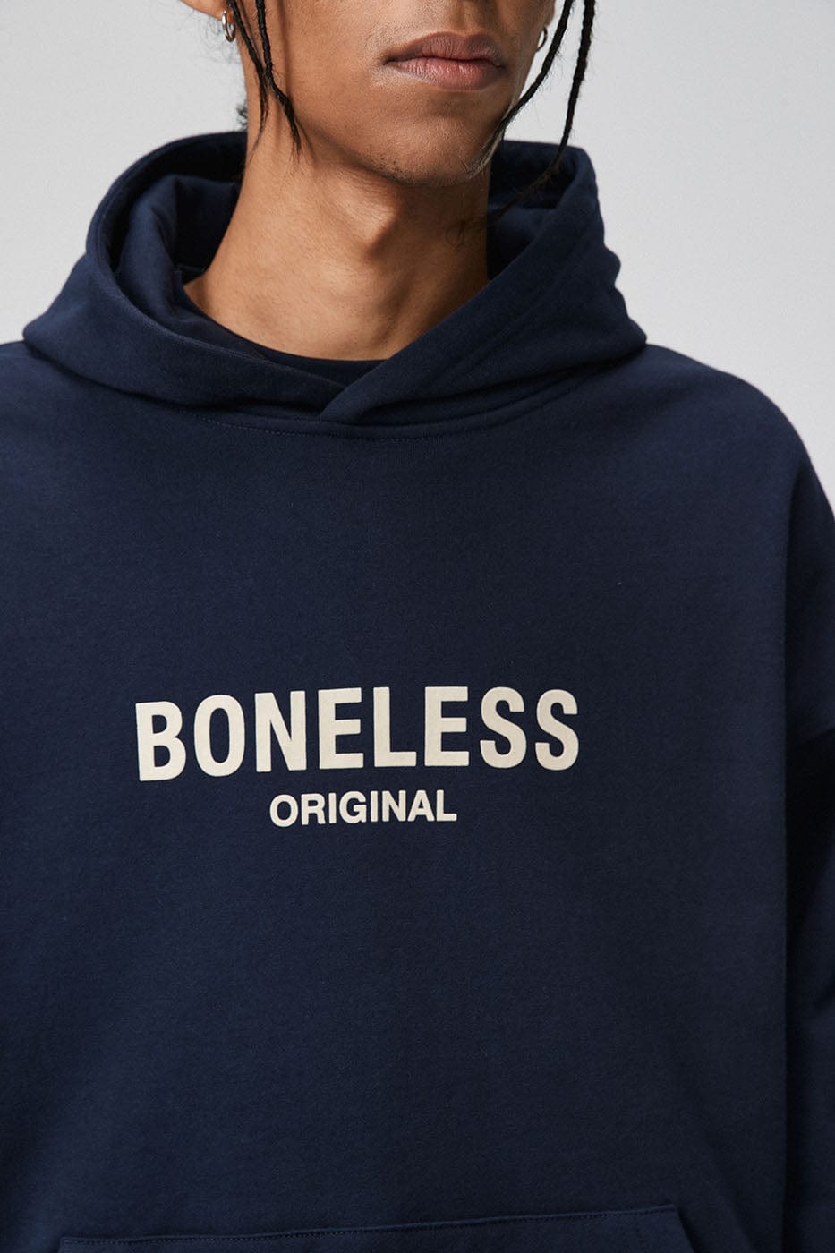 BONELESS Original Series LOGO Hoodie, premium urban and streetwear designers apparel on PROJECTISR.com, BONELESS