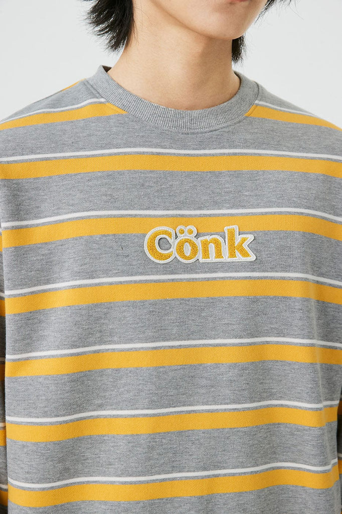 CONKLAB Classic Striped Light Sweatshirt, premium urban and streetwear designers apparel on PROJECTISR.com, Conklab
