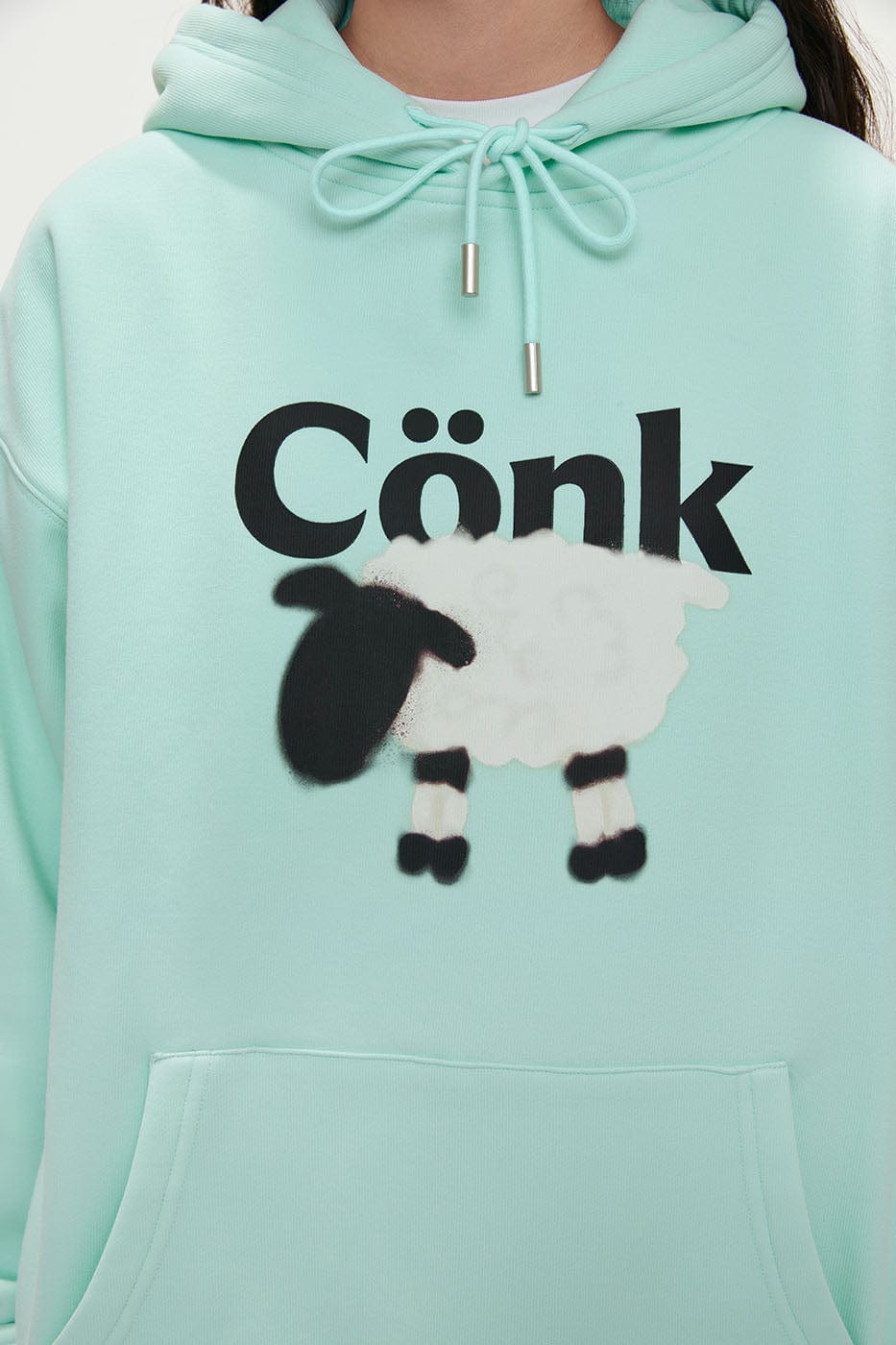 Conklab Coco Sheep Graffiti Hoodie, premium urban and streetwear designers apparel on PROJECTISR.com, Conklab