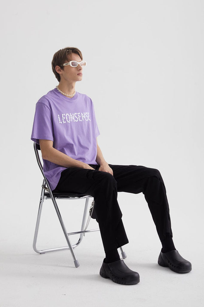 LEONSENSE Button LOGO T-Shirt, premium urban and streetwear designers apparel on PROJECTISR.com, LEONSENSE