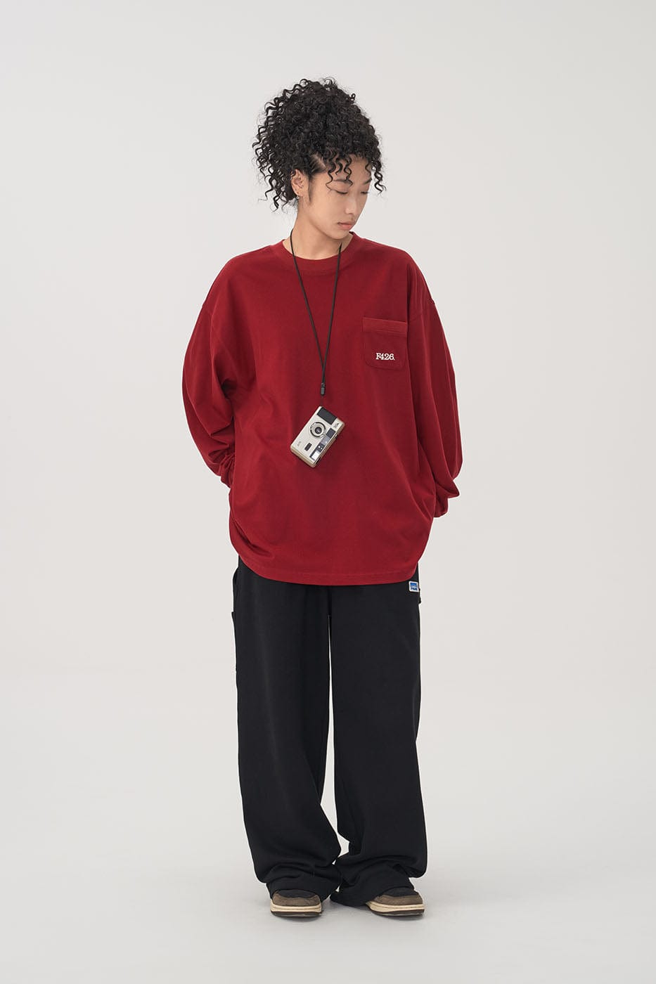 F426 Essential Oversized L/S T-Shirt | PROJECTISR US