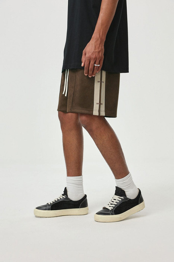 BONELESS Side Strap LOGO Shorts, premium urban and streetwear designers apparel on PROJECTISR.com, BONELESS