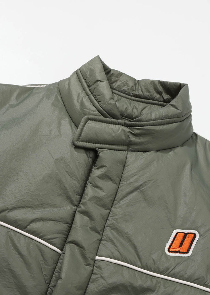 UMAMIISM Pleated Modern Half Zip-up Shirt, premium urban and streetwear designers apparel on PROJECTISR.com, UMAMIISM