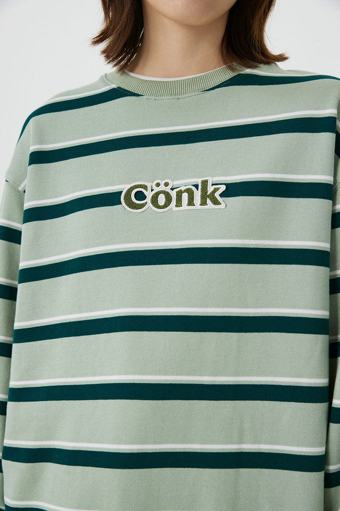 CONKLAB Classic Striped Light Sweatshirt, premium urban and streetwear designers apparel on PROJECTISR.com, Conklab