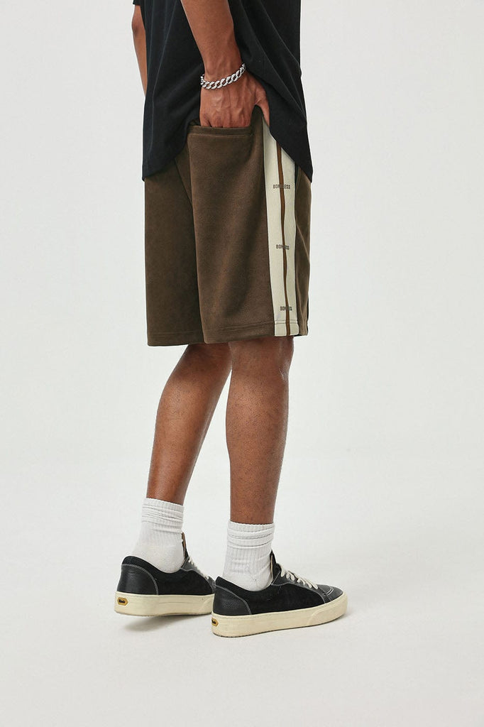 BONELESS Side Strap LOGO Shorts, premium urban and streetwear designers apparel on PROJECTISR.com, BONELESS