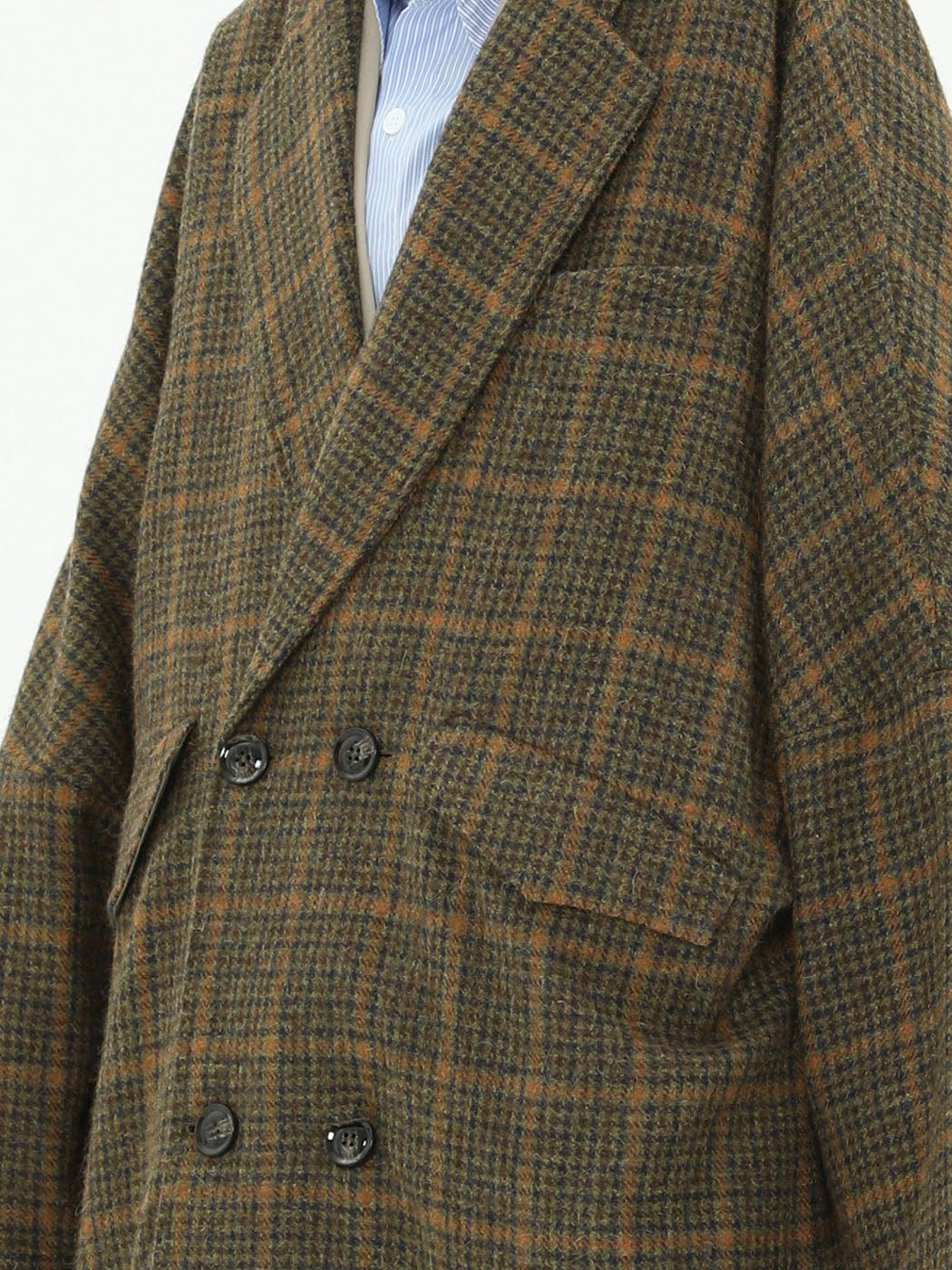 MIICHOUS Plaid Wool Oversized Coat, premium urban and streetwear designers apparel on PROJECTISR.com, Miichous