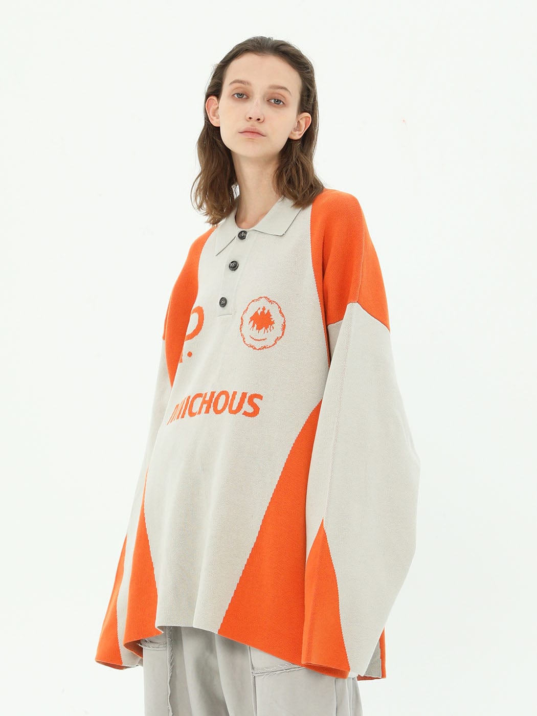 MIICHOUS Retro Polo Knitted Sweatshirt, premium urban and streetwear designers apparel on PROJECTISR.com, Miichous