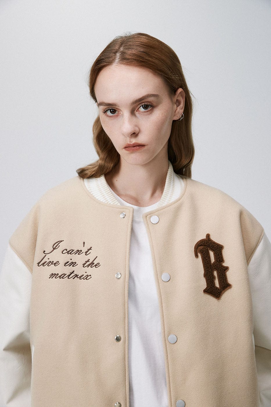 Style Trolley Feminist Embroidered Varsity Jacket