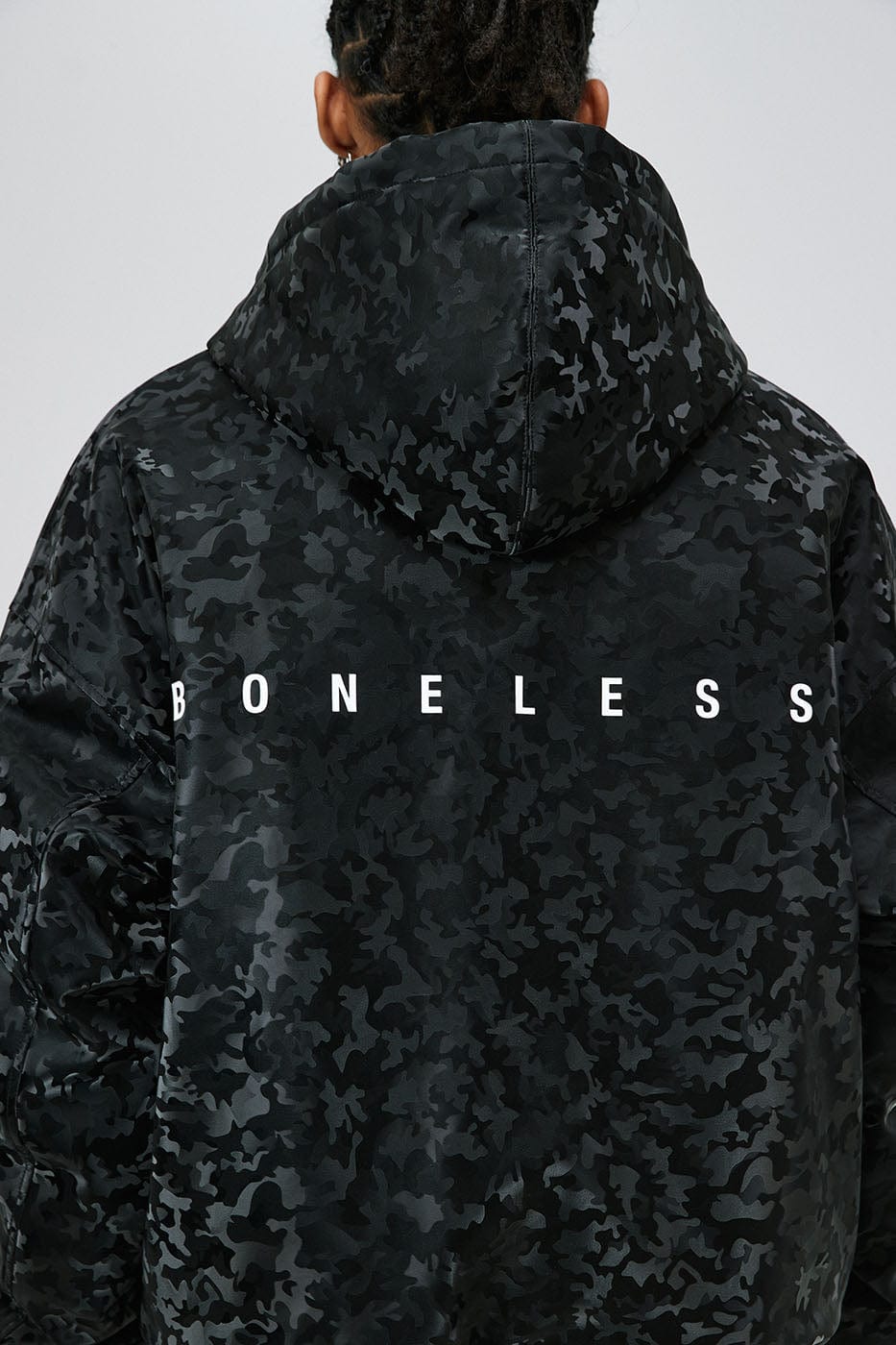 BONELESS Shadow Camo Jacket, premium urban and streetwear designers apparel on PROJECTISR.com, BONELESS