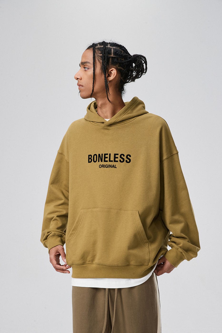 BONELESS Original Series LOGO Hoodie, premium urban and streetwear designers apparel on PROJECTISR.com, BONELESS