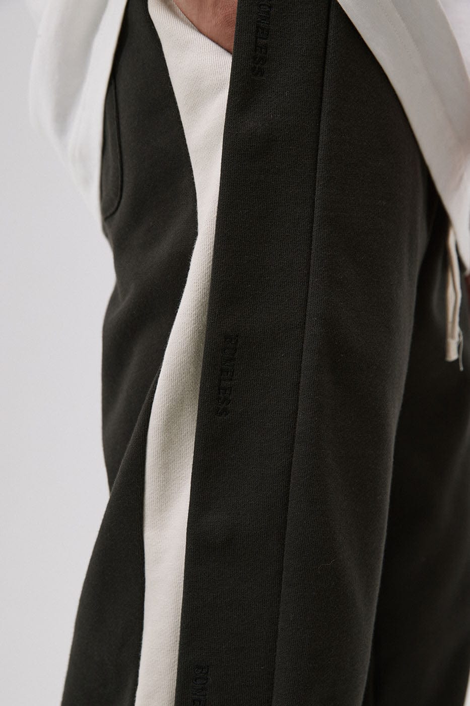 BONELESS Hidden Button Pants, premium urban and streetwear designers apparel on PROJECTISR.com, BONELESS