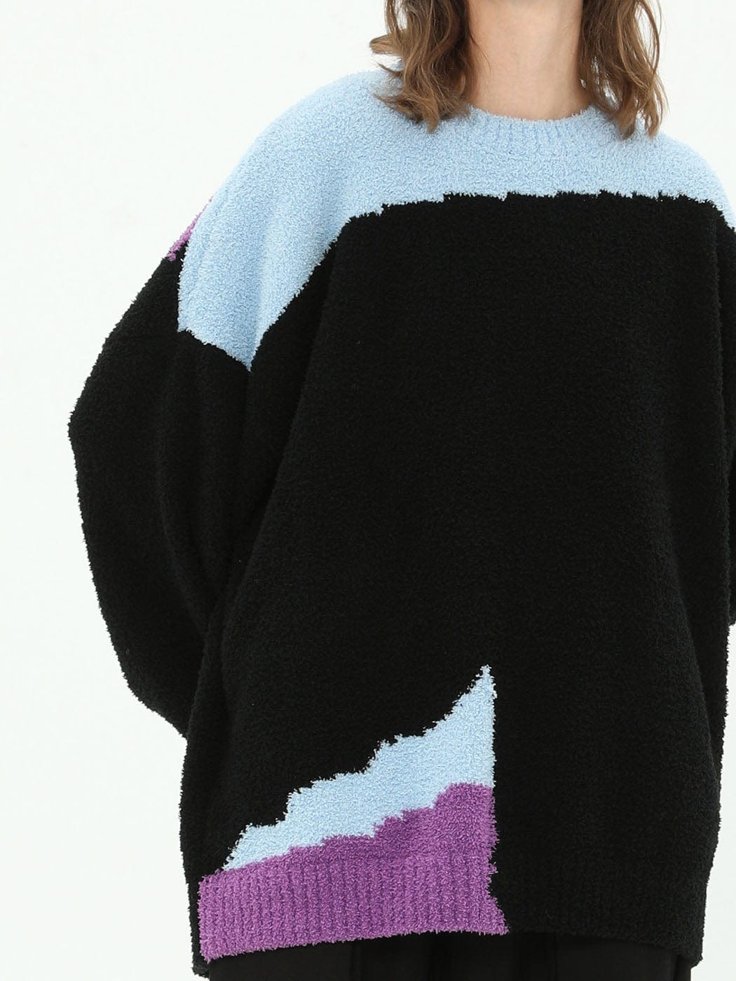 MIICHOUS Gradient Oversized Sweater, premium urban and streetwear designers apparel on PROJECTISR.com, Miichous