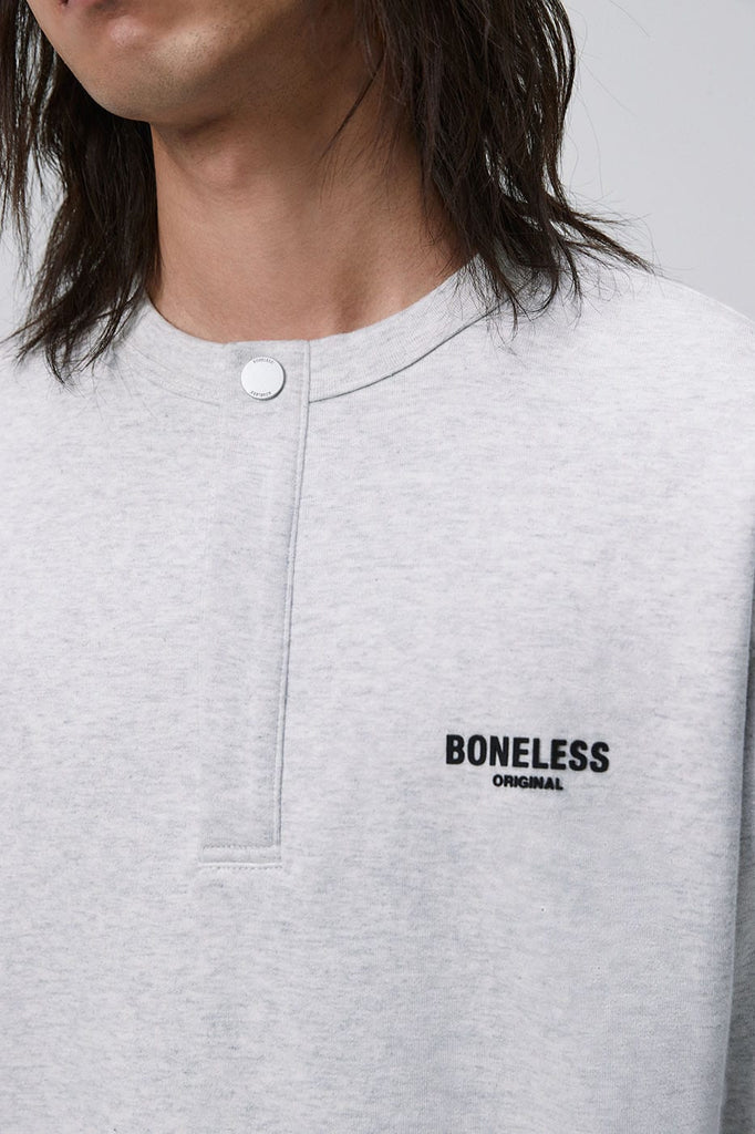 BONELESS Original Series Henley Shirt, premium urban and streetwear designers apparel on PROJECTISR.com, BONELESS