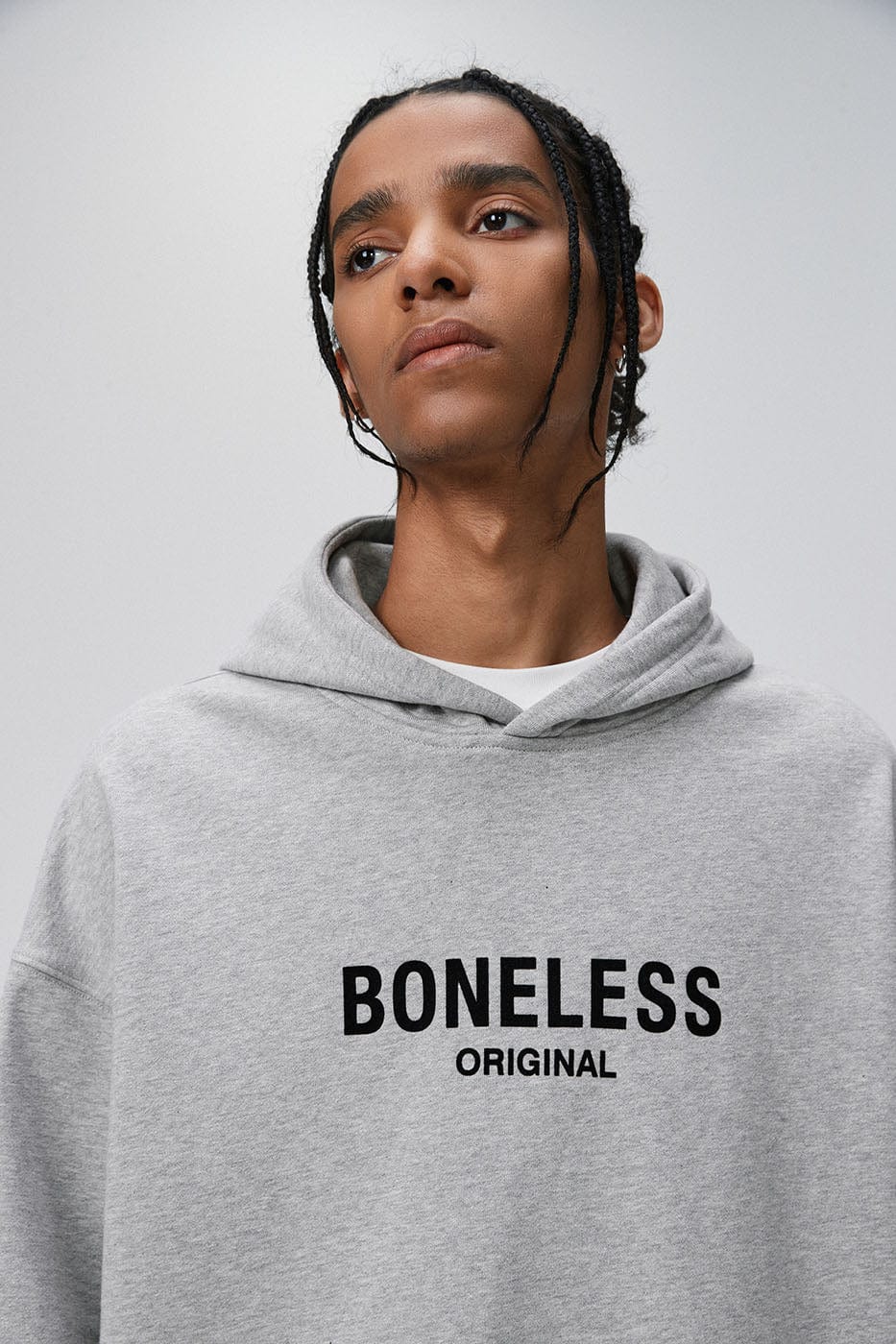 BONELESS Original Series LOGO Hoodie, premium urban and streetwear designers apparel on PROJECTISR.com, BONELESS