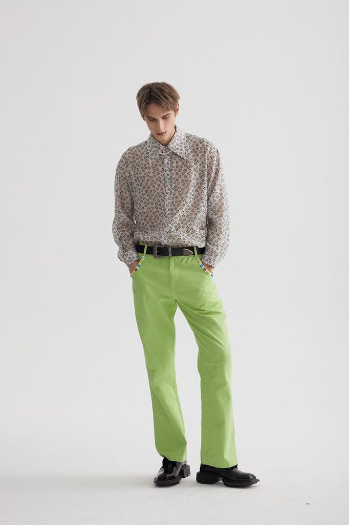 LEONSENSE Lyocell Floral Shirt, premium urban and streetwear designers apparel on PROJECTISR.com, LEONSENSE