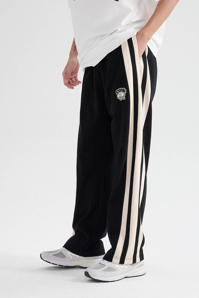 CONKLAB Coco Sheep Side Stripe Straight Pants, premium urban and streetwear designers apparel on PROJECTISR.com, CONKLAB