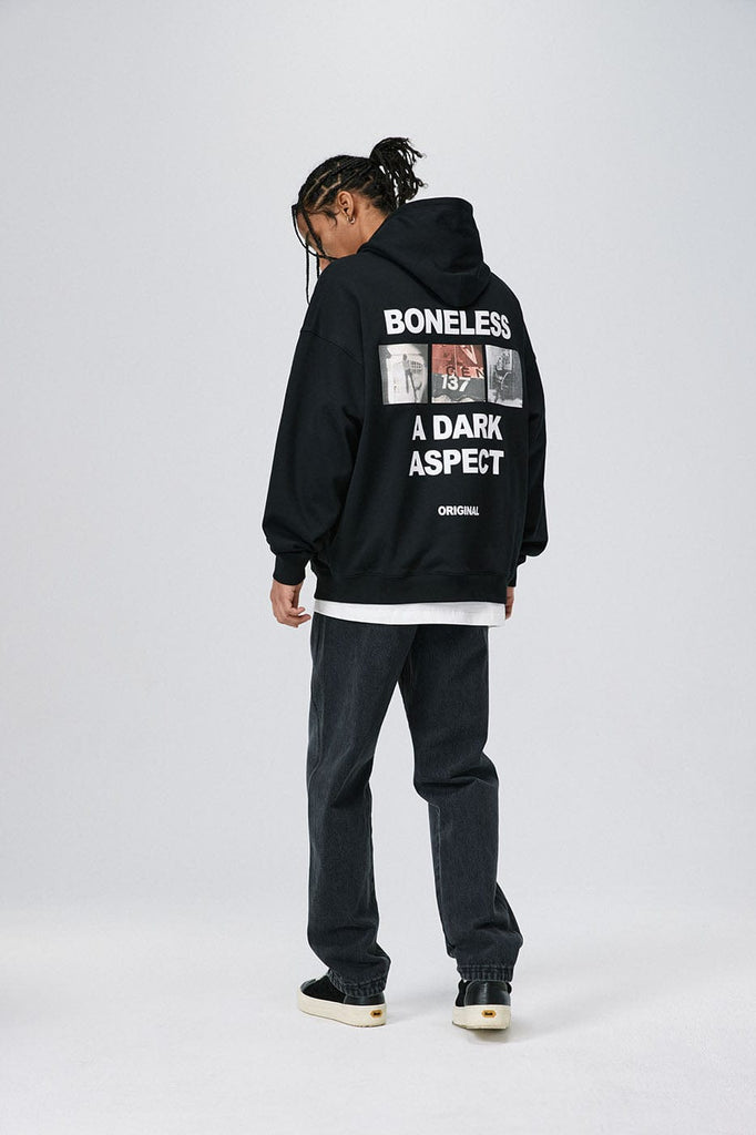 BONELESS Triple Graphics Hoodie, premium urban and streetwear designers apparel on PROJECTISR.com, BONELESS