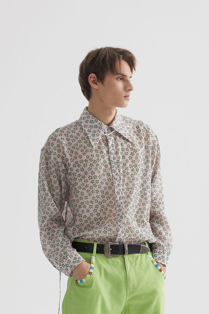 LEONSENSE Lyocell Floral Shirt, premium urban and streetwear designers apparel on PROJECTISR.com, LEONSENSE