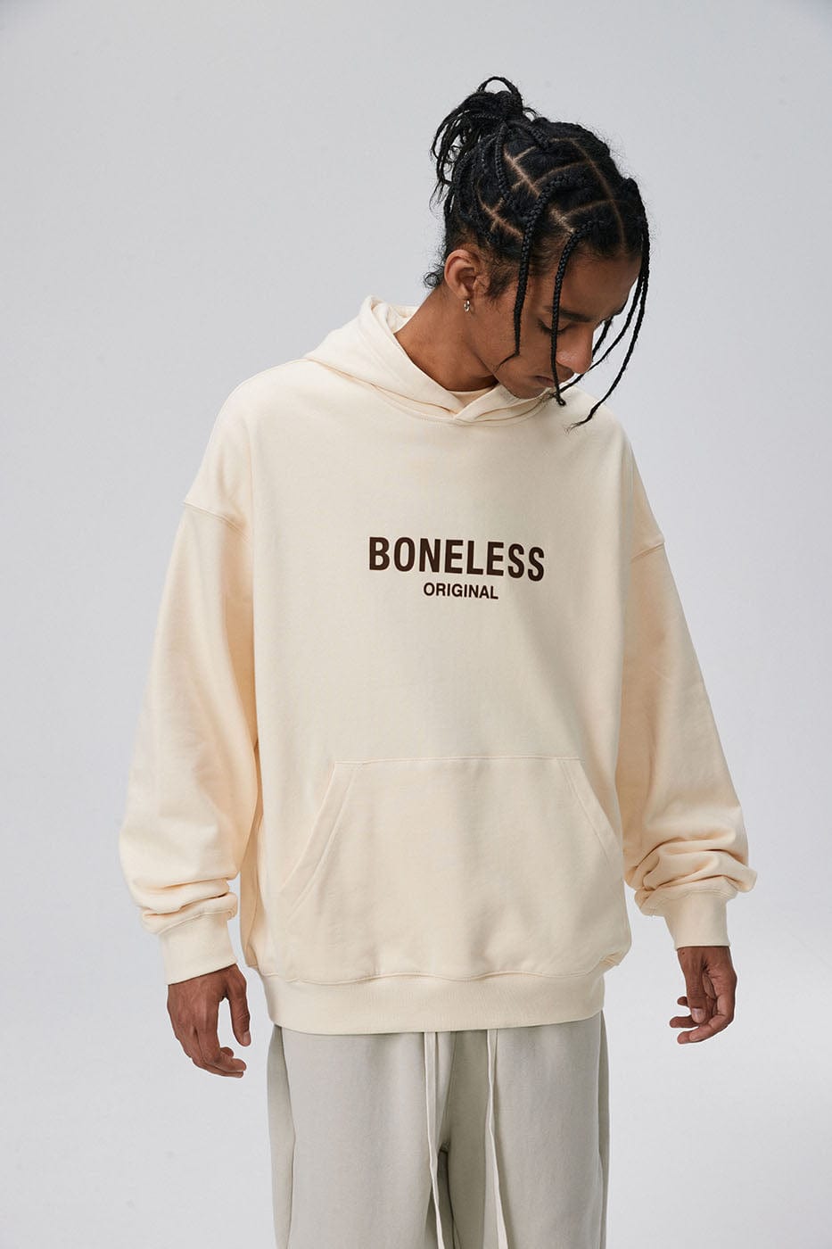 BONELESS Original Series LOGO Hoodie, premium urban and streetwear designers apparel on PROJECTISR.com, BONELESS