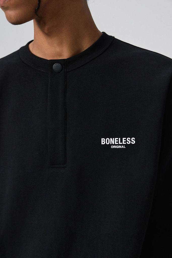 BONELESS Original Series Henley Shirt, premium urban and streetwear designers apparel on PROJECTISR.com, BONELESS