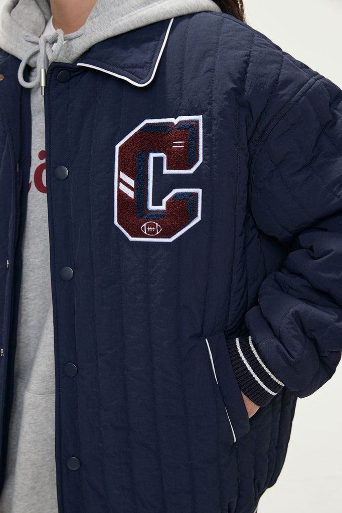 CONKLAB C-LOGO Pleated Cotton Jacket, premium urban and streetwear designers apparel on PROJECTISR.com, Conklab