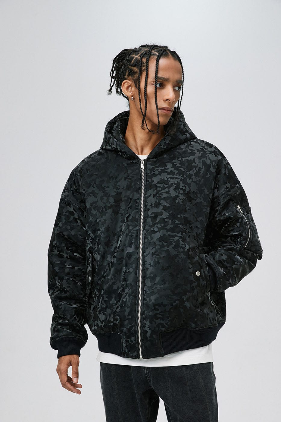 BONELESS Shadow Camo Jacket, premium urban and streetwear designers apparel on PROJECTISR.com, BONELESS