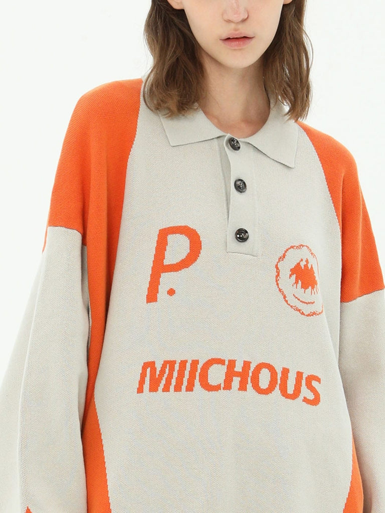 MIICHOUS Retro Polo Knitted Sweatshirt, premium urban and streetwear designers apparel on PROJECTISR.com, Miichous