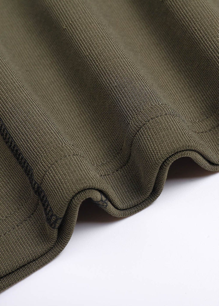 49PERCENT Stitch Outlined High Neck Long Sleeve T-shirt, premium urban and streetwear designers apparel on PROJECTISR.com, 49PERCENT