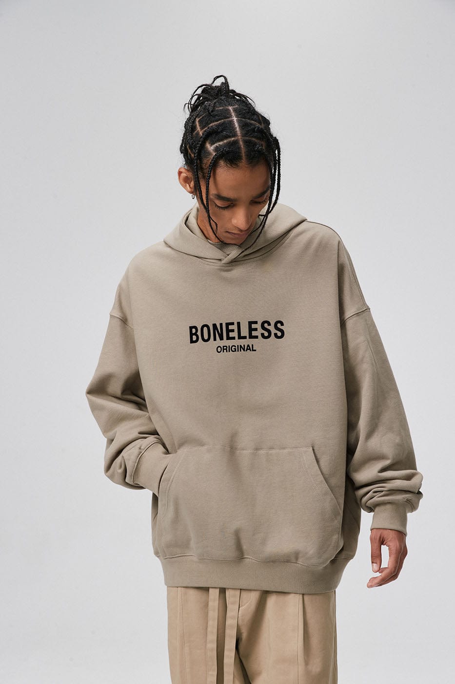 BONELESS Original Series LOGO Hoodie, premium urban and streetwear designers apparel on PROJECTISR.com, BONELESS